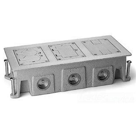 iron or steel for floor box|wiremold floor boxes.